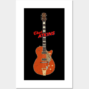 Chet Atkins Gretsch 6121 Electric Guitar Posters and Art